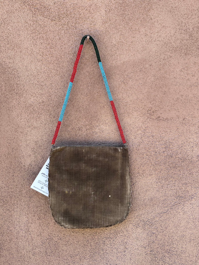 Beaded Glass West African Yoruba Ceremonial Bag - Divination Bag