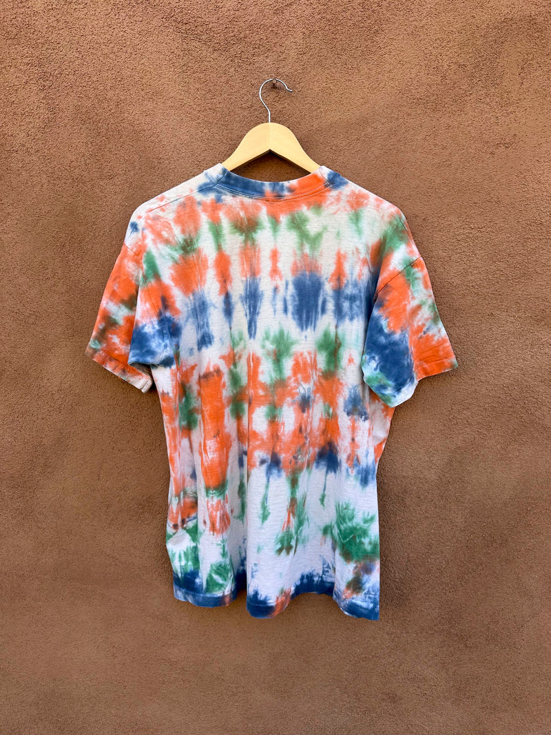 Jerry Garcia 1942-1995 Memorial T-shirt - Desert Cactus Flower Tie Dye