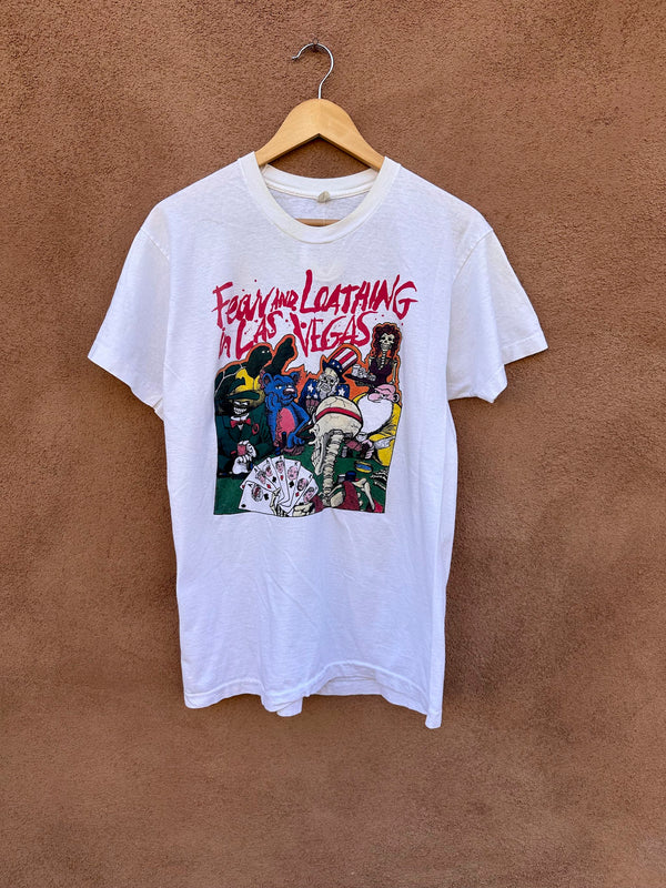 1992 Grateful Dead Fear and Loathing in Las Vegas Silver Bowl Parking Lot T-shirt