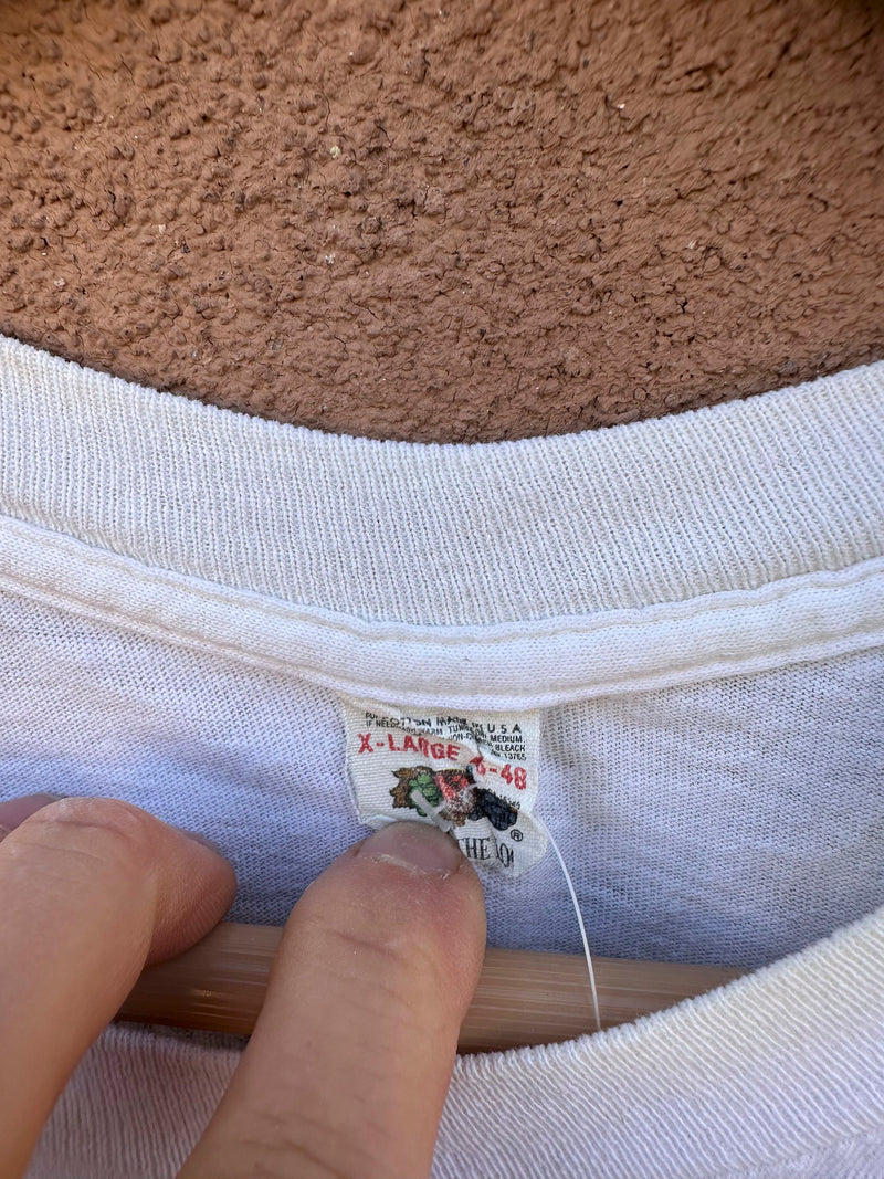 1992 Grateful Dead Fear and Loathing in Las Vegas Silver Bowl Parking Lot T-shirt