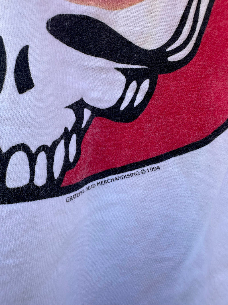 1994 Grateful Dead Atlanta Shows T-shirt 3/30 - 4/1 "Steal Your Face Peach"