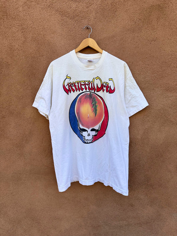 1994 Grateful Dead Atlanta Shows T-shirt 3/30 - 4/1 "Steal Your Face Peach"