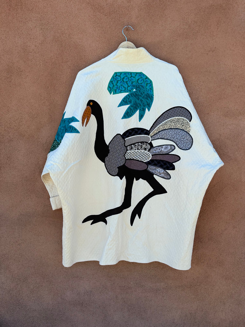 Applique Bird Jacket by Alfredo's Wife