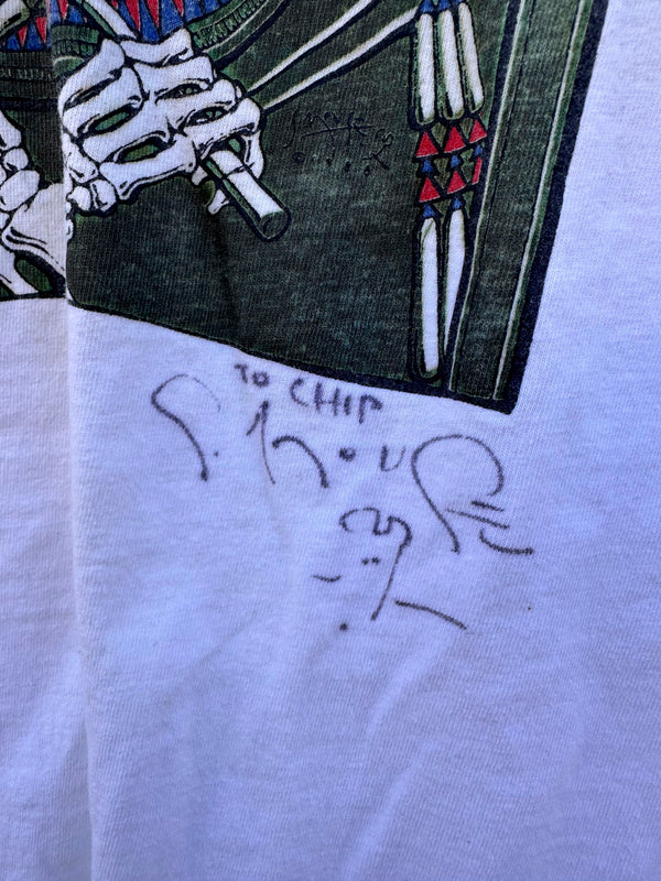 1988 Grateful Dead Pharaoh T-shirt, Signed by Stanley Mouse