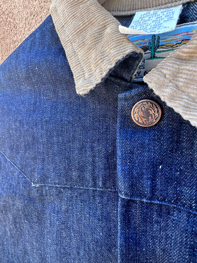 Long Denim Riding Coat by Action - Saddlesmith Outfitters