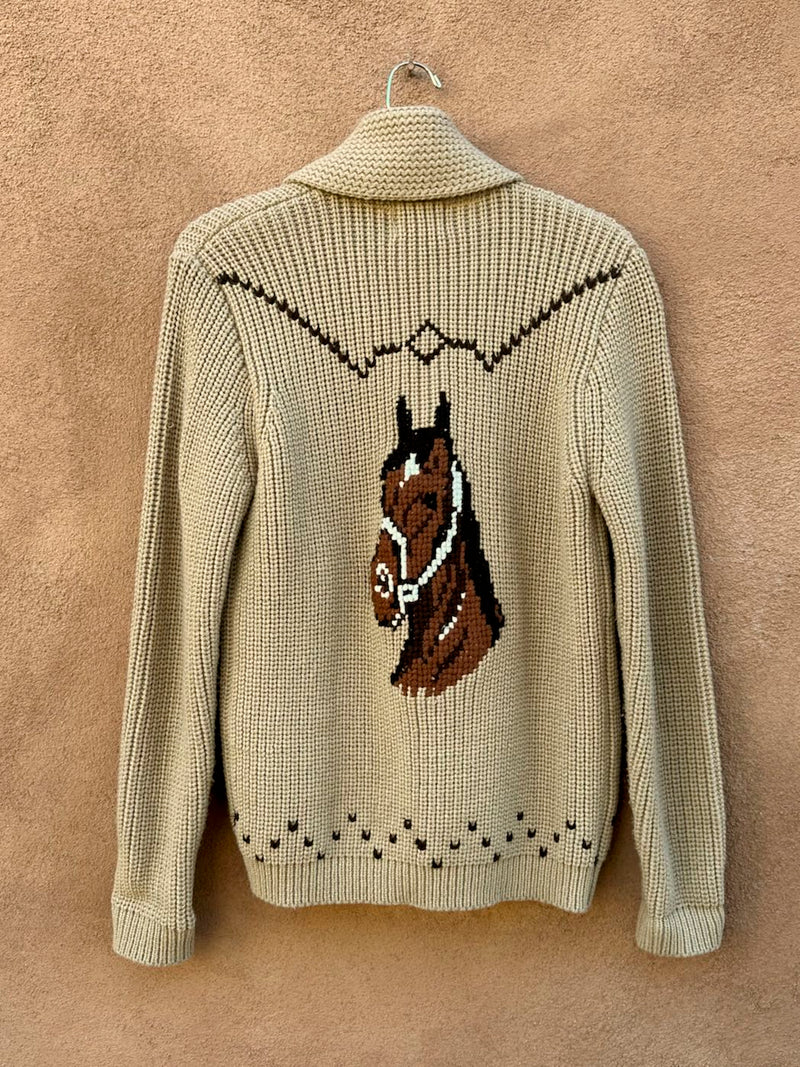 1970's Millers Horse Western Cardigan, small