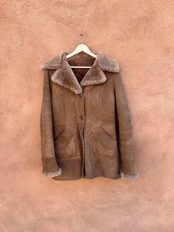 Shearling Jacket with Martingale