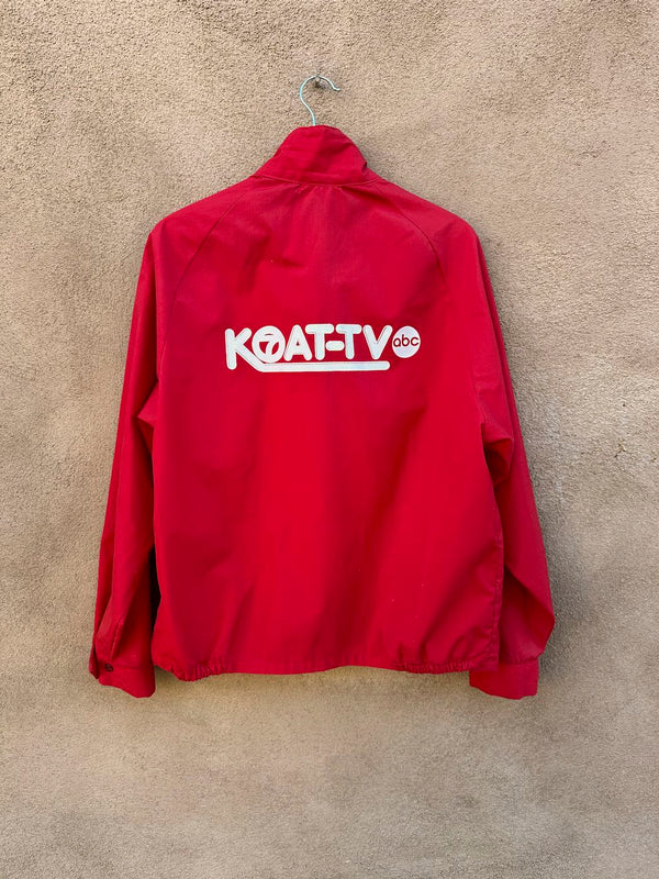 1970's Red KOAT-TV ABC Channel 7 Jacket, Large