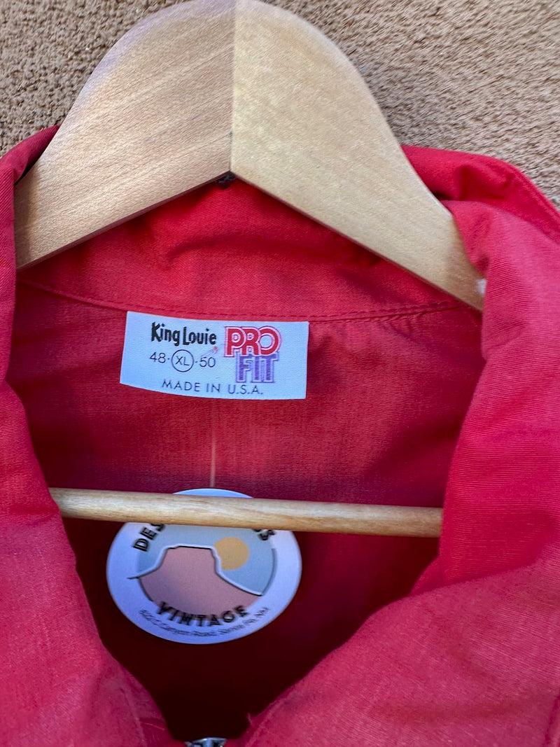 1970's Red KOAT-TV ABC Channel 7 Jacket, XL - as is
