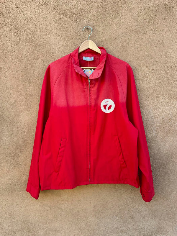 1970's Red KOAT-TV ABC Channel 7 Jacket, XL - as is