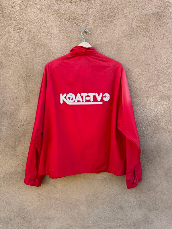 1970's Red KOAT-TV ABC Channel 7 Jacket, XL - as is