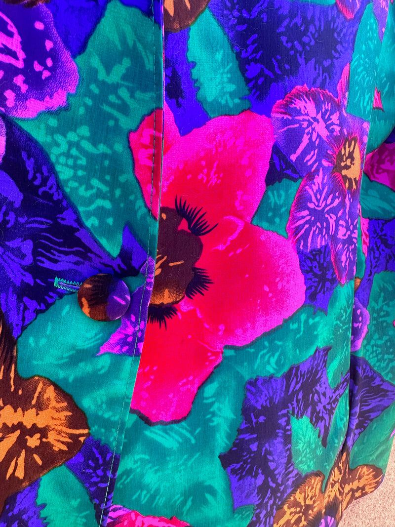 Colorful Floral Women's Blazer