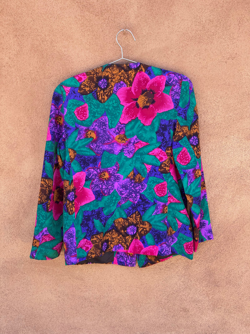 Colorful Floral Women's Blazer