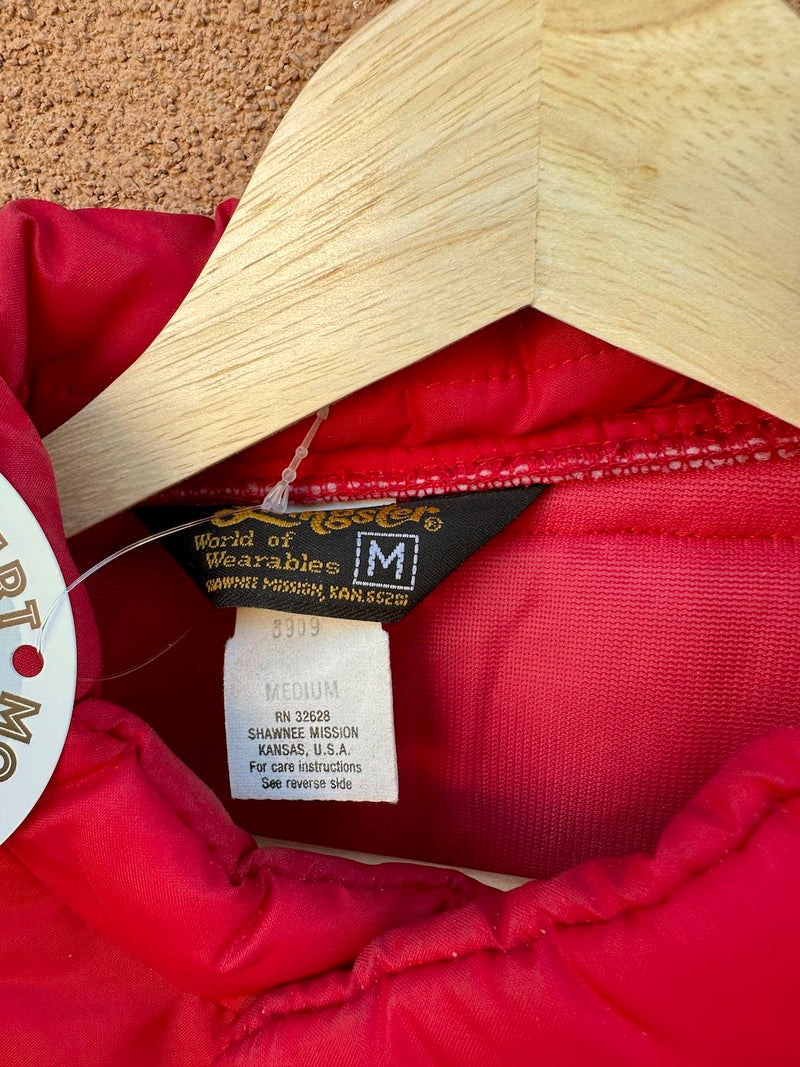 1984 Albuquerque International Balloon Fiesta Red Western Vest