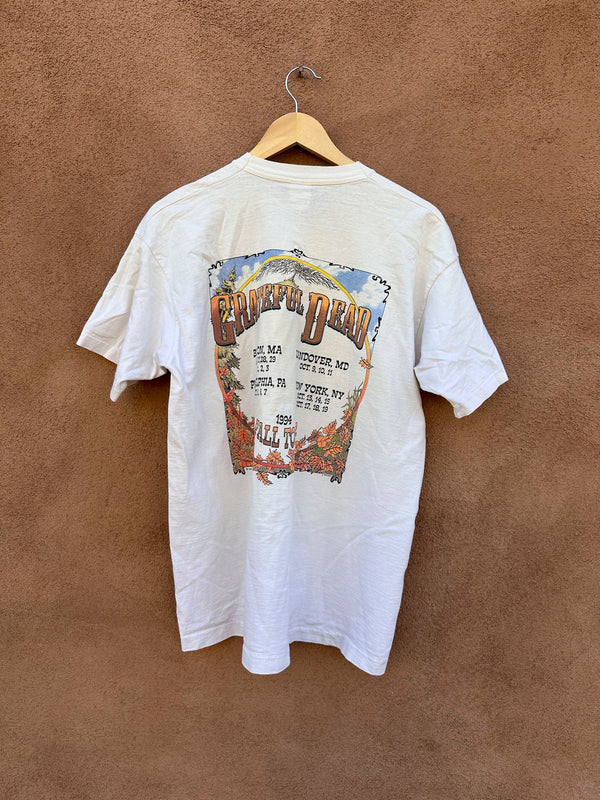 1994 Grateful Dead East Coast Fall Tour Banjo T-shirt