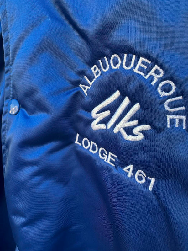 Billy Johnson Blue Satin Elks Jacket