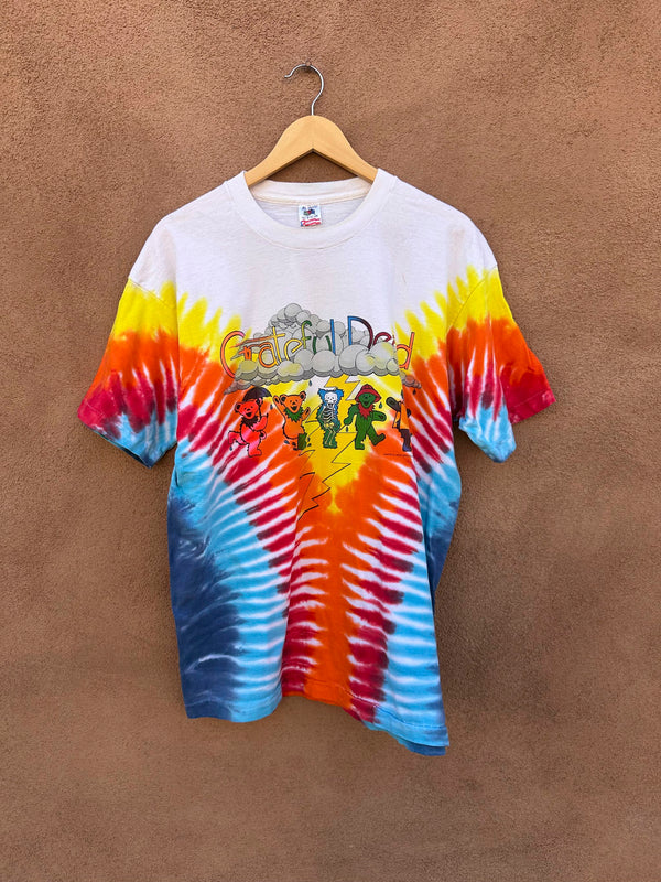 1994 Grateful Dead Oregon and Washington Dancing Bears T-shirt