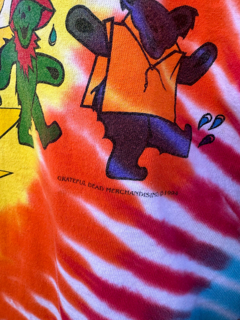 1994 Grateful Dead Oregon and Washington Dancing Bears T-shirt