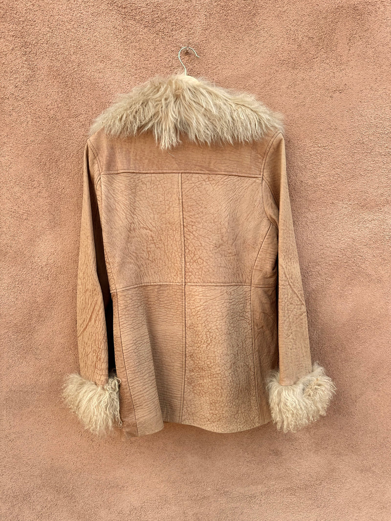 Overland Tibetan Lamb & Leather Jacket - Medium