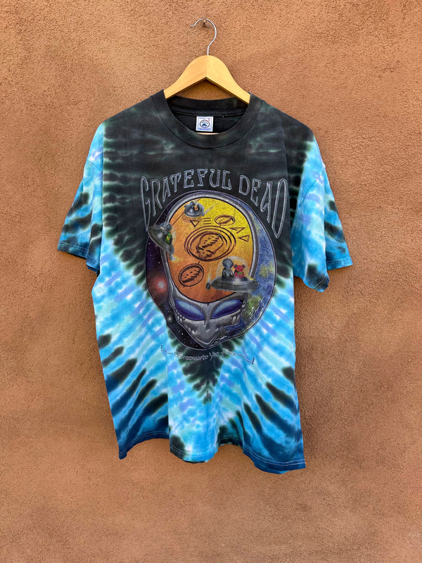 Grateful Dead 1996 Encounter Your Face Alien/UFO T-shirt