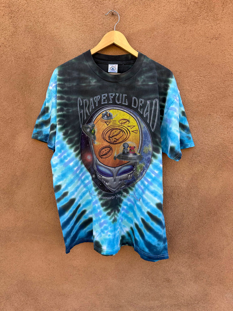 Grateful Dead 1996 Encounter Your Face Alien/UFO T-shirt