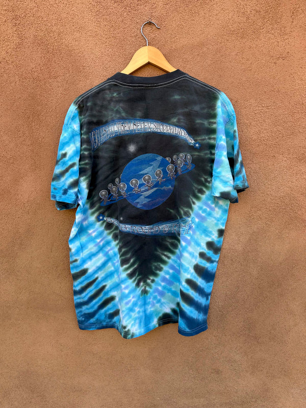 Grateful Dead 1996 Encounter Your Face Alien/UFO T-shirt
