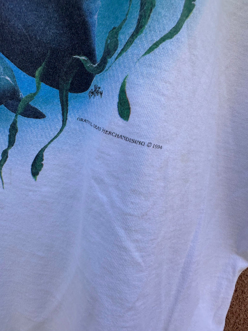 1994 Grateful Dead Florida Tour T-shirt with Manatee