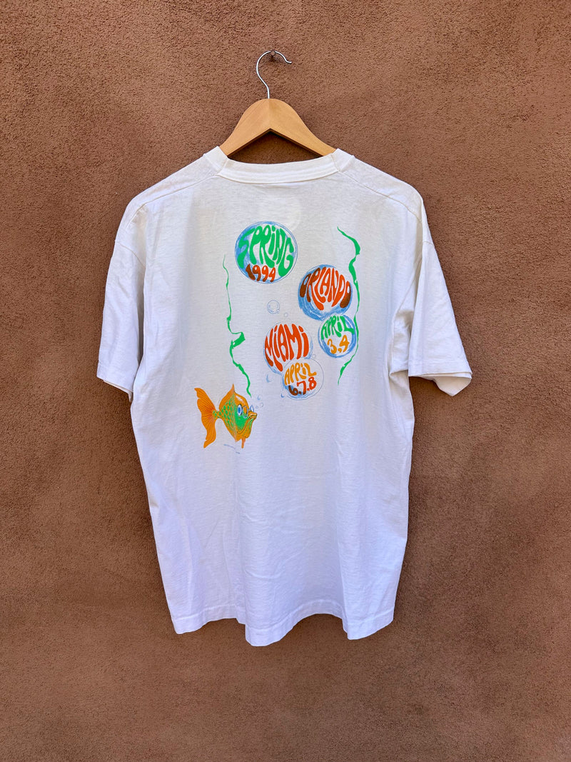 1994 Grateful Dead Florida Tour T-shirt with Manatee