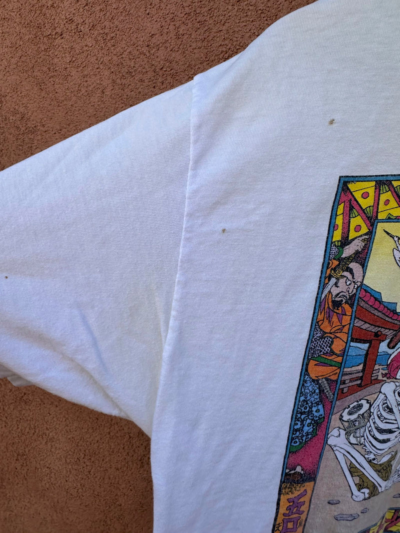 Grateful Dead Boneheadz Japan Jam Hey Now Productions 1991 T-shirt - as is