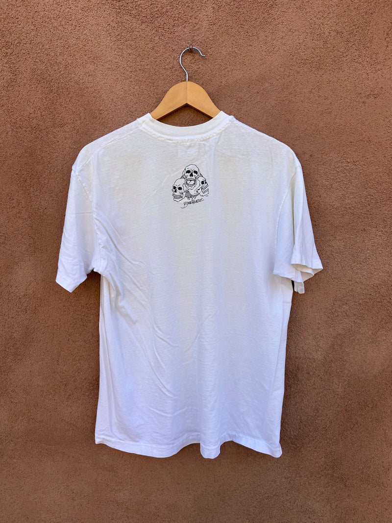 Grateful Dead 1991 Hey Now Productions Egypt Boneheadz T-shirt #2