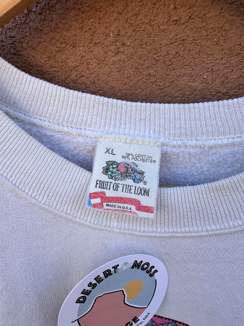 Grateful Dead Boneheadz Civil War Sweatshirt Hey Now Productions 1991 - as is