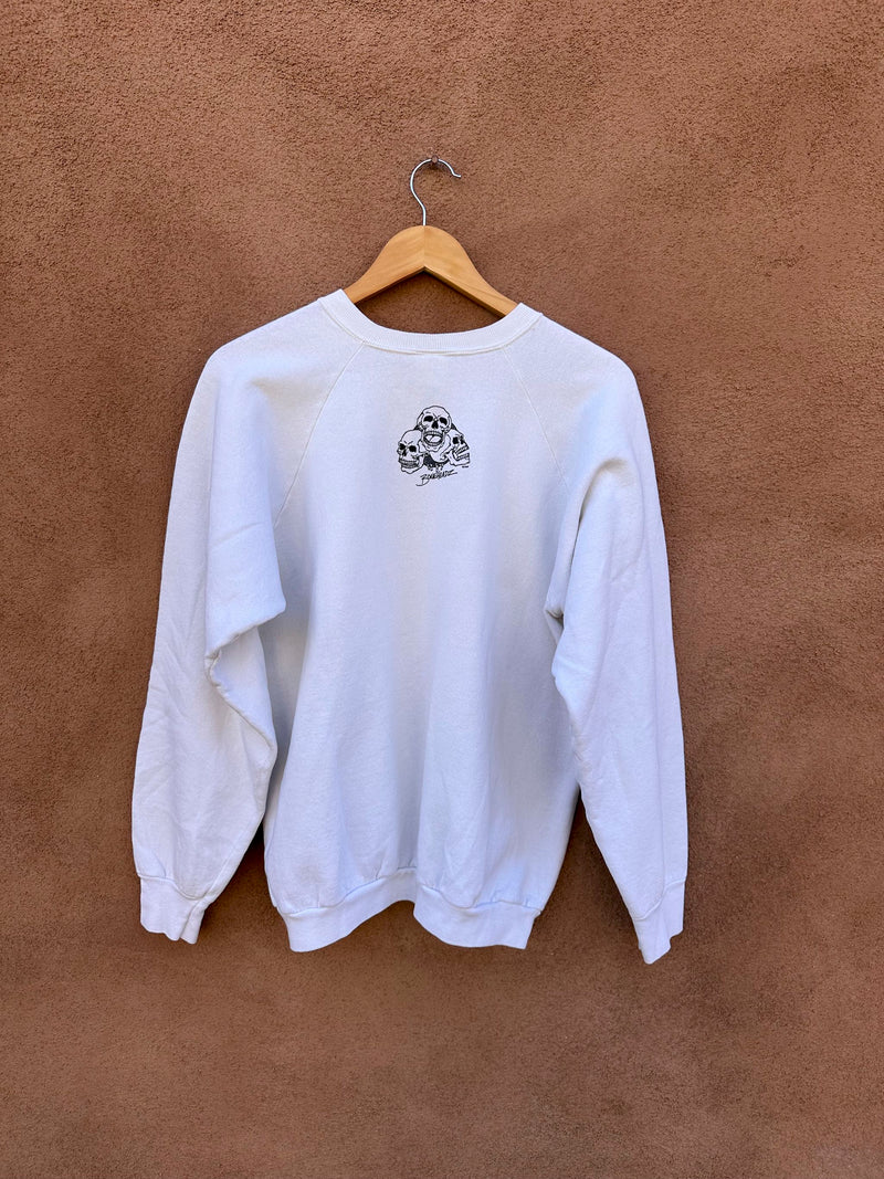 Grateful Dead Boneheadz Civil War Sweatshirt Hey Now Productions 1991 - as is
