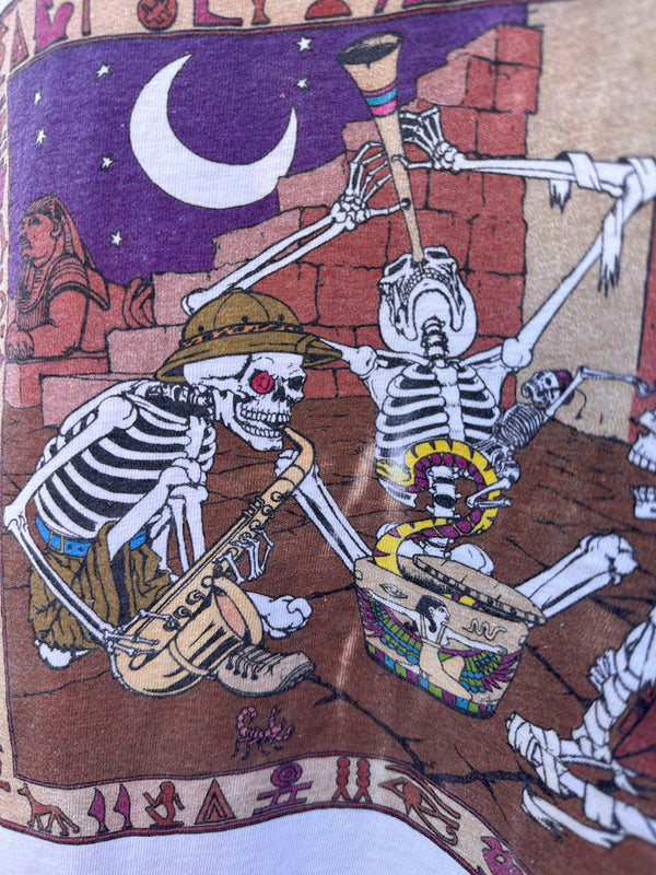 Grateful Dead 1991 Hey Now Productions Egypt Boneheadz T-shirt #1