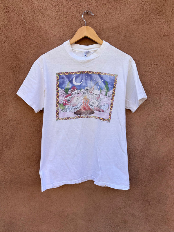 Grateful Dead 1991 Hey Now Productions Desert Jam Boneheadz T-shirt