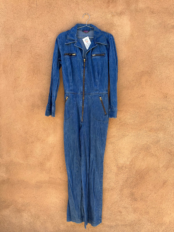 1970's "Male" Denim Coveralls - Multi-Pocket