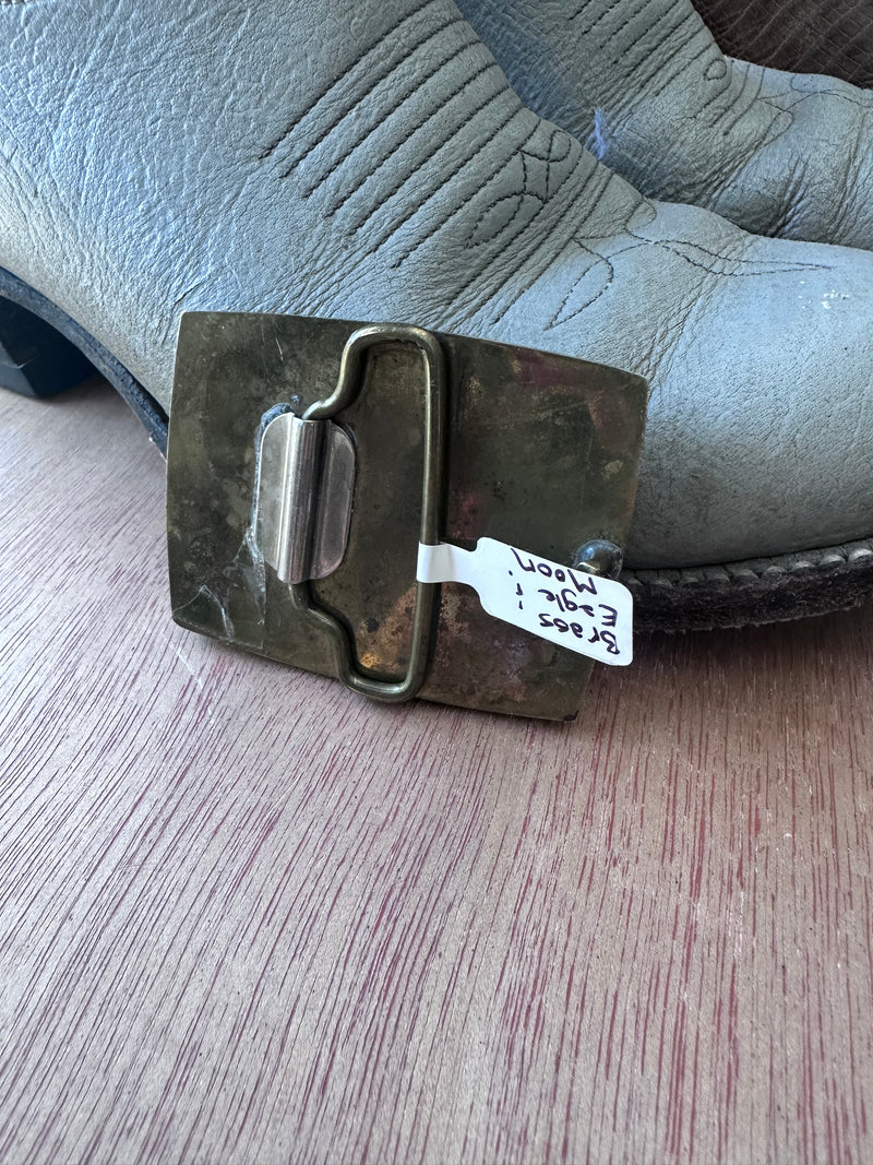 70's Brass, Eagle, & Moon Belt Buckle