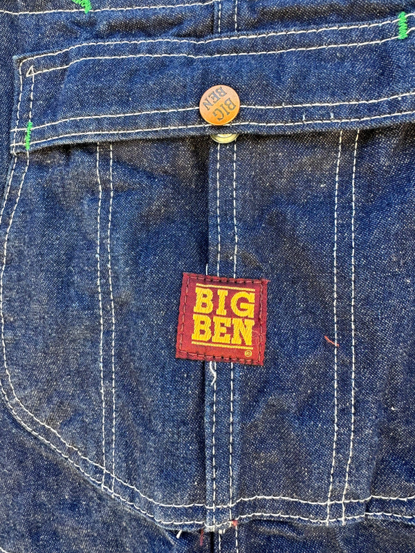 Big Ben Dark Wash Overalls - 34 x 30