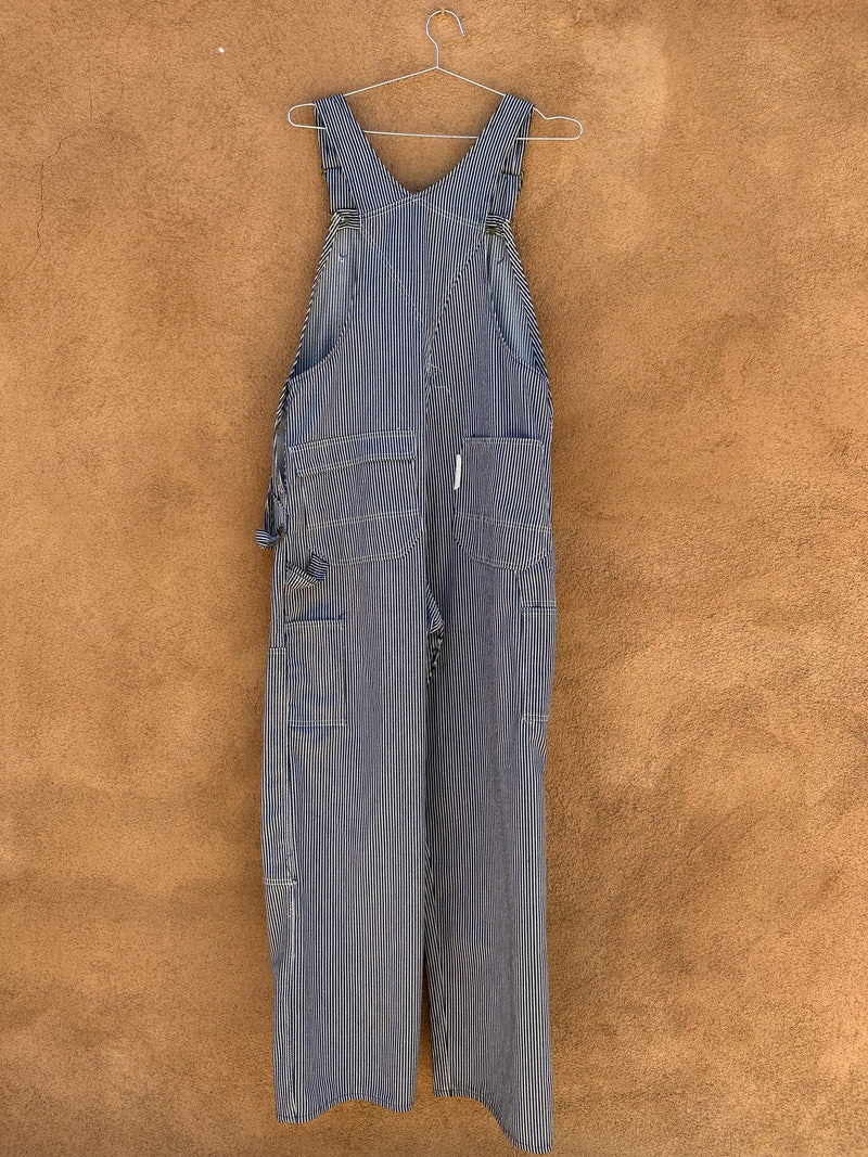 1960's Sears Tri-Blend Union Made Engineer Stripe Overalls