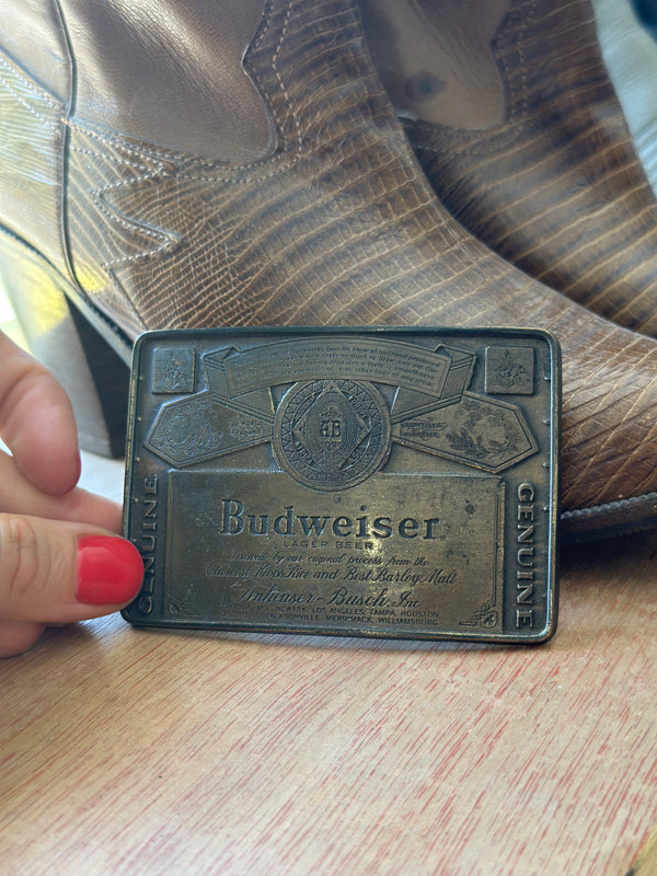 Budweiser Belt Buckle