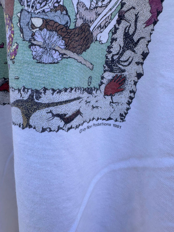Grateful Dead 1991 Hey Now Productions Prehistoric Jam Boneheadz T-shirt