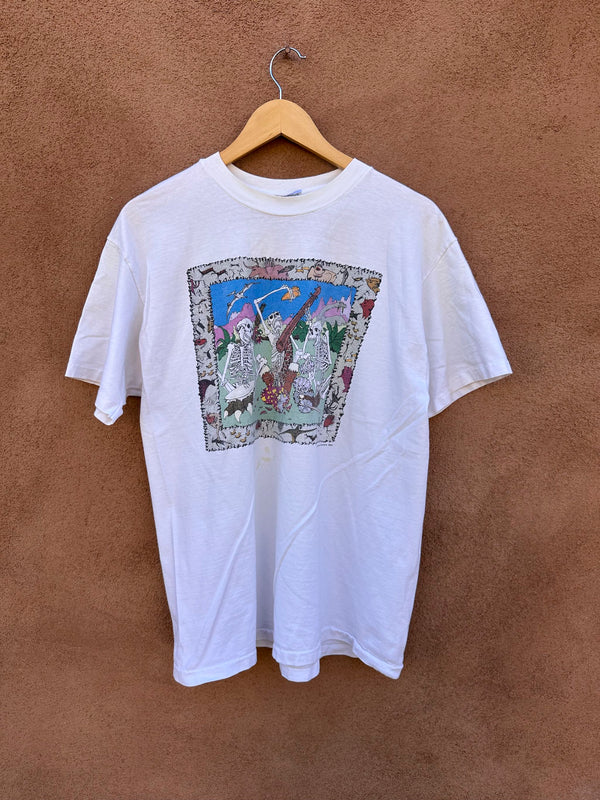 Grateful Dead 1991 Hey Now Productions Prehistoric Jam Boneheadz T-shirt