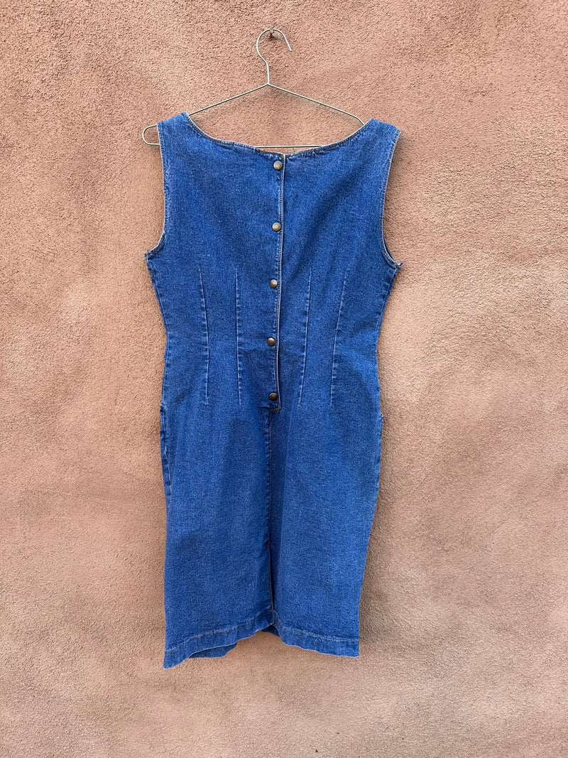 90's DKNY Denim Dress with Pockets
