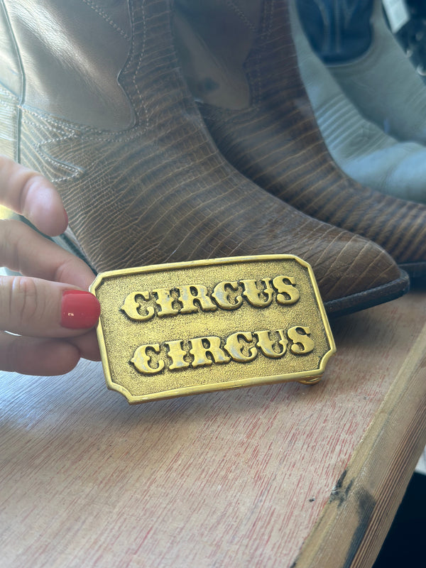 Circus Circus Belt Buckle