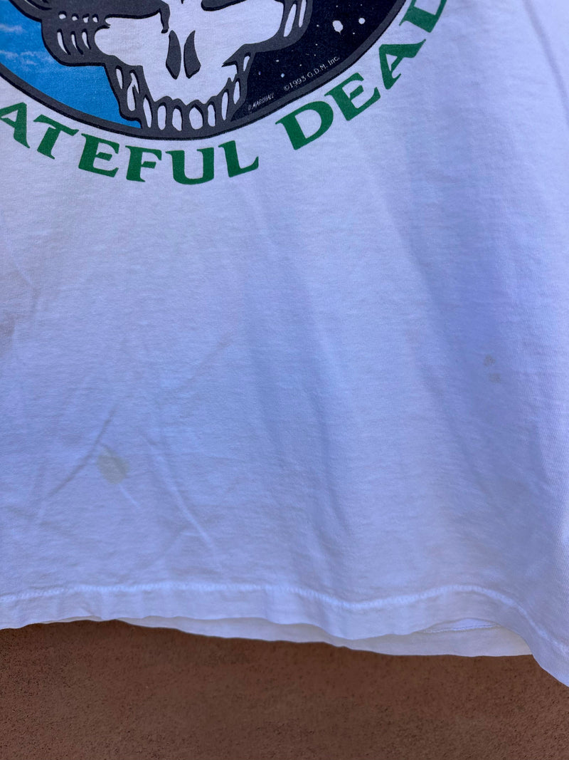 Grateful Dead Fall Tour 1993 Steal Your Face T-shirt
