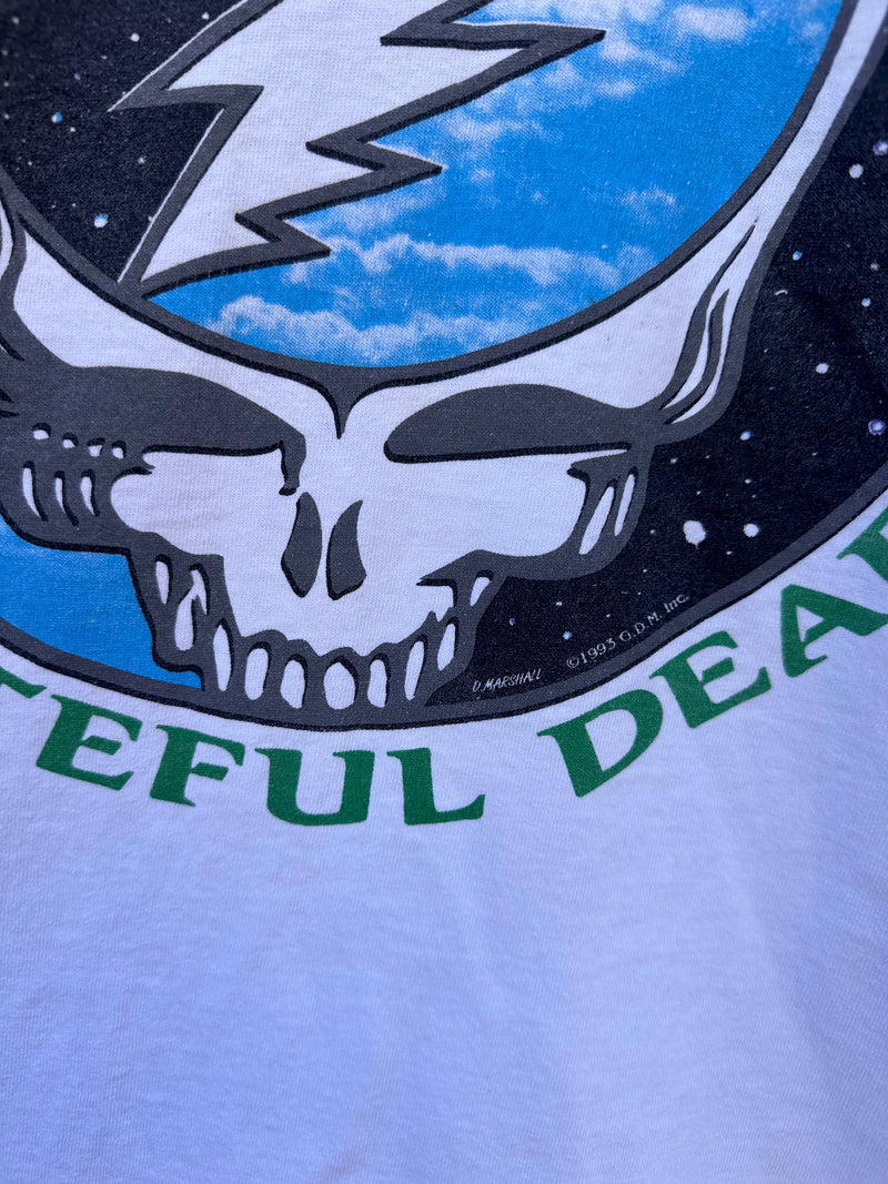 Grateful Dead Fall Tour 1993 Steal Your Face T-shirt