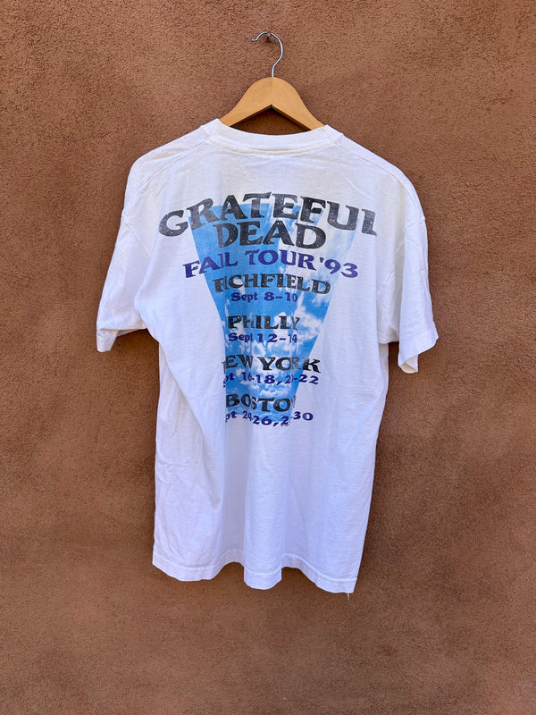 Grateful Dead Fall Tour 1993 Steal Your Face T-shirt