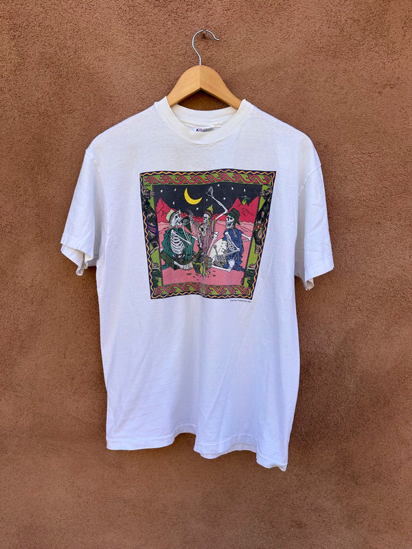 Grateful Dead 1991 Hey Now Productions Peru Boneheadz T-shirt