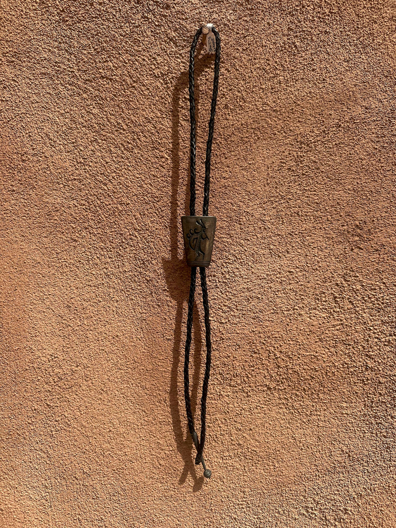 Sterling Kokopelli Bolo Tie - as is