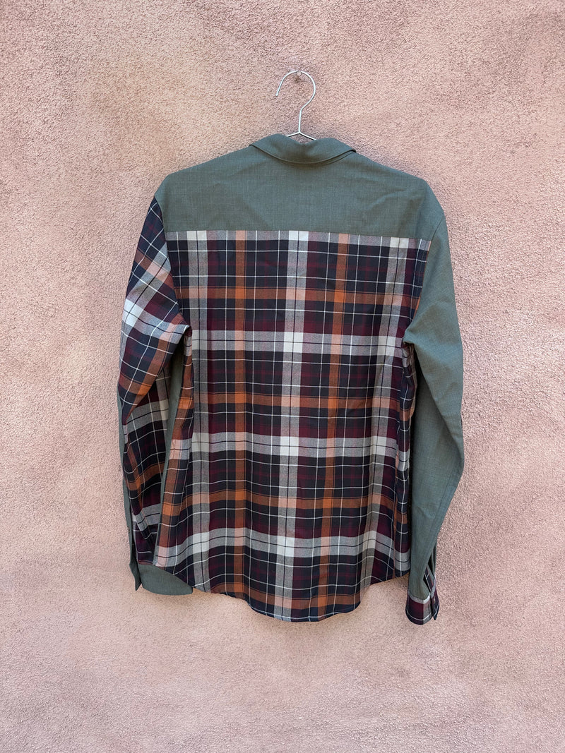 Green with Brown Plaid Pendleton x Opening Ceremony Shirt