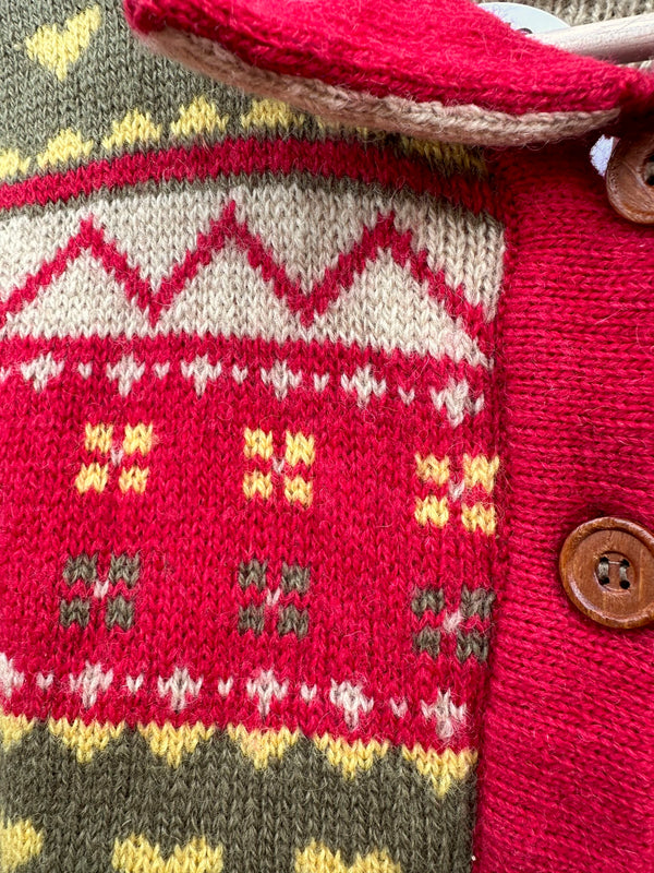 Susan Bristol Heavy Wool Cardigan - Small